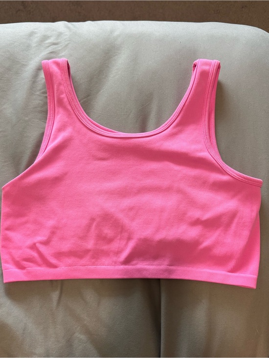 aerie Other - Aerie Pink Ribbed Scoop Neck Bralette